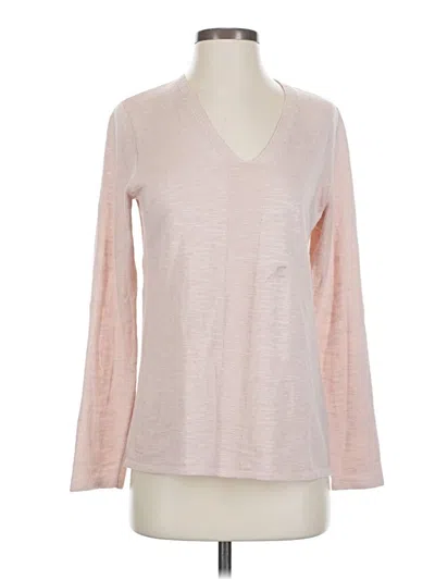 Pre-owned Jjill Long Sleeve T-shirt In Pink