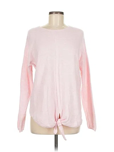 Pre-owned Jjill Long Sleeve T-shirt In Pink