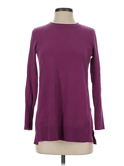 Pre-owned Jjill Long Sleeve T-shirt In Purple