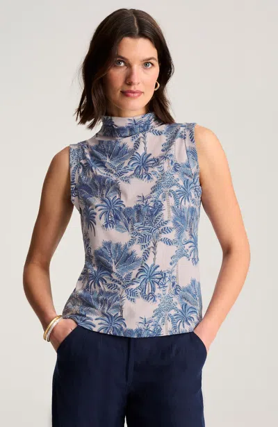 Jjill Luxe Supima Shirred Mock-neck Top