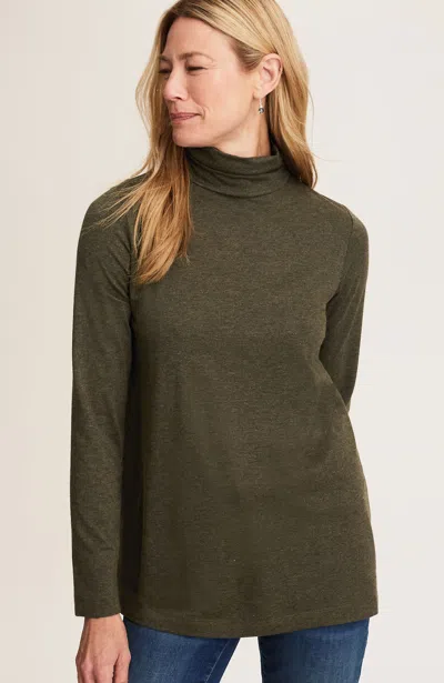 Jjill J.jill Luxe Supima® Shirred Turtleneck