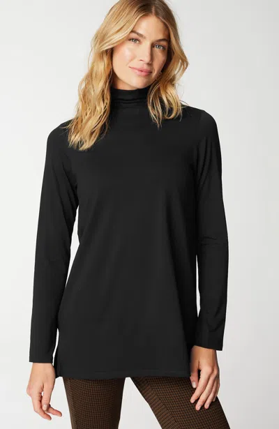 Jjill J.jill Luxe Supima® Turtleneck Tunic In Black