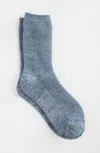 Jjill J.jill Marled-texture Crew Socks In White
