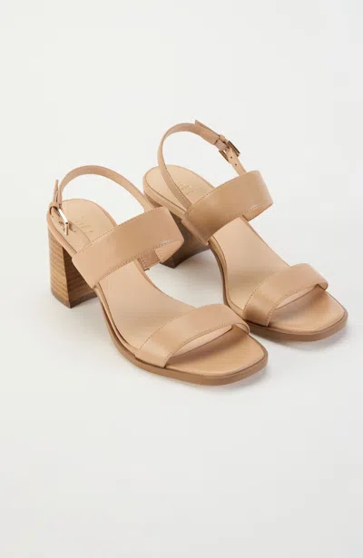 Jjill J.jill Mia Stack-heeled Sandals In Brown