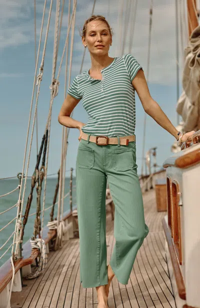 Jjill Mid-rise Wide-leg Crops Pants