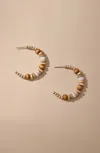 Jjill J.jill Mixed-beads Hoop Earrings