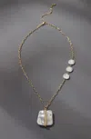 Jjill J.jill Mixed-metal Square Pendant Necklace