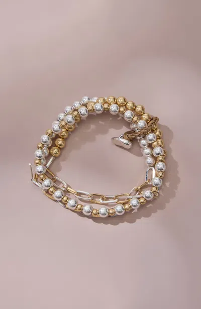 Jjill J.jill Mixed-metals Charm Bracelet