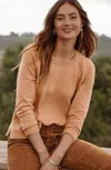 Jjill J.jill Mixed-trim Crew-neck Sweater In Neutral