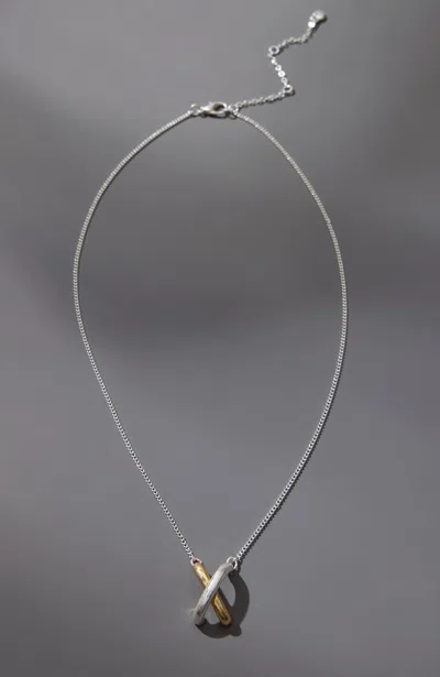 Jjill J.jill Modern Elements Crisscross Necklace