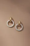 Jjill J.jill Modern Elements Mixed-metal Rings Earrings In Goldtone,silvertone