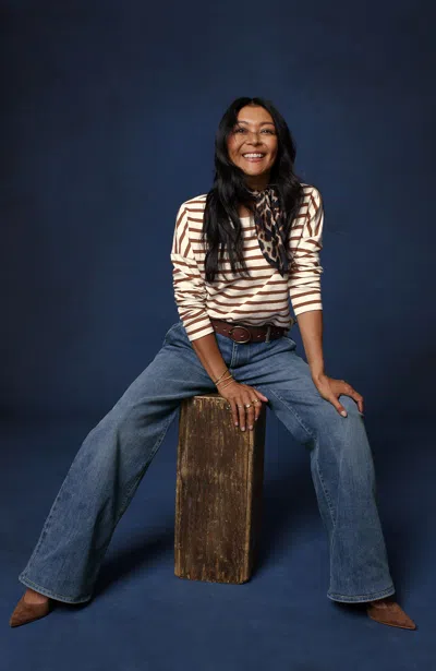 Jjill Modern Fit Wide-leg Jean Pants In Newport Wash