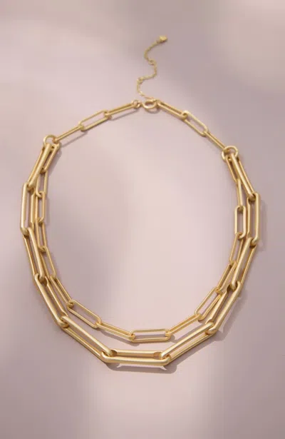 Jjill Modern Metals Necklace In Gold