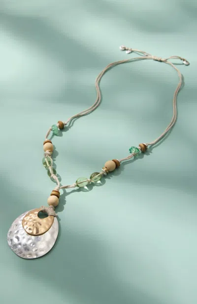 Jjill J.jill Multi-beaded Pendant Necklace