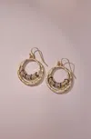 Jjill J.jill Multi-metal Cutout Earrings In Gold