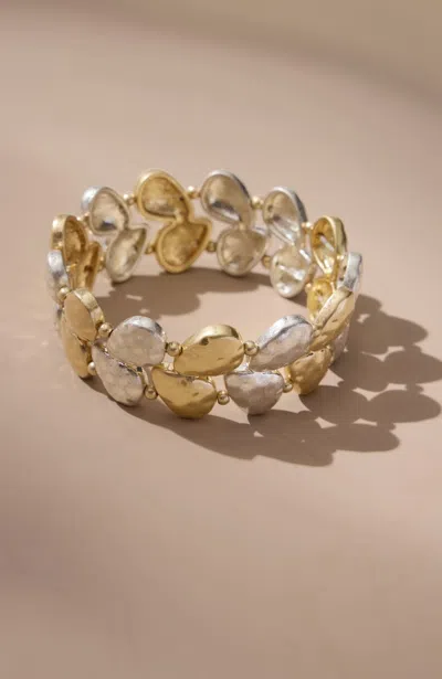 Jjill J.jill Multi-metal Stretch Bracelet