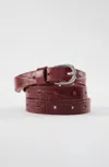 Jjill J.jill Nora Belt In Burgundy
