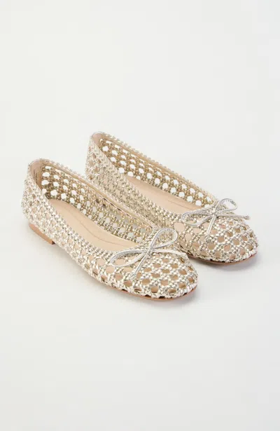 Jjill Olivia Open-weave Bow Flats