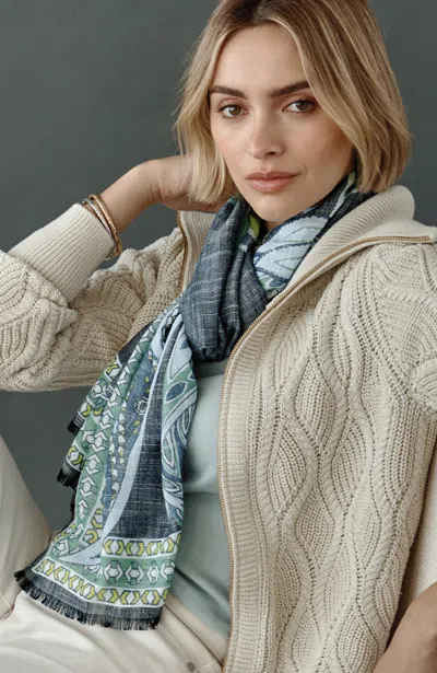 Jjill J.jill Paisley-printed Scarf In Multi