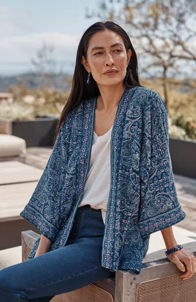 Jjill J.jill Paisley-printed Soft Jacket