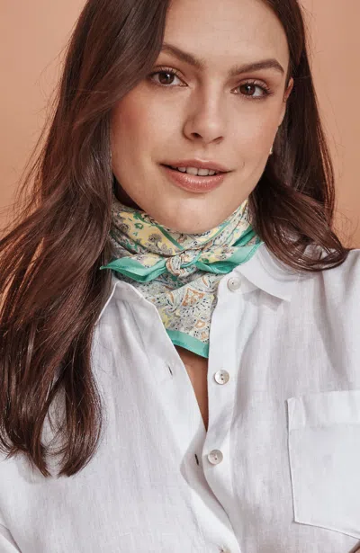 Jjill Paisley-printed Square Scarf