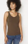 Jjill J.jill Perfect Reversible Tank In Mahogany