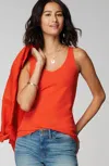 Jjill J.jill Perfect Reversible Tank In Orange Peel