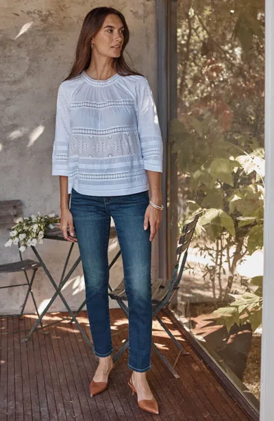 Jjill Petite Authentic Fit Slim-leg Jeans In Belmont Wash