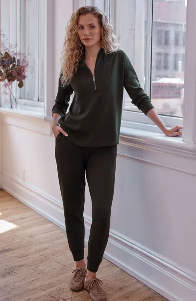 Jjill Petite Elevation Knit Joggers Pants In Green