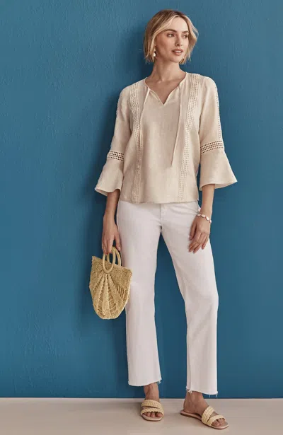 Jjill Petite Mid-rise Straight-leg Ankle Jeans In White