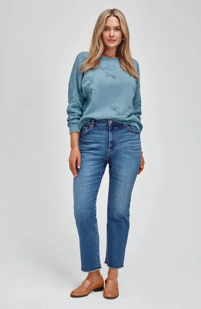 Jjill Petite Modern Fit Straight-leg Jean Pants In Horizon Wash