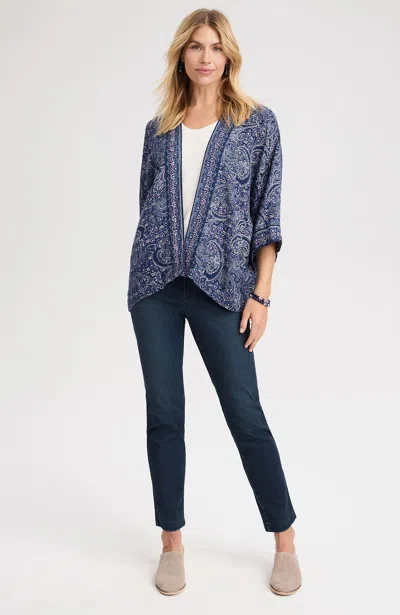 Jjill Petite Pure Jill 5-pocket Knit Jeans In Tide Wash
