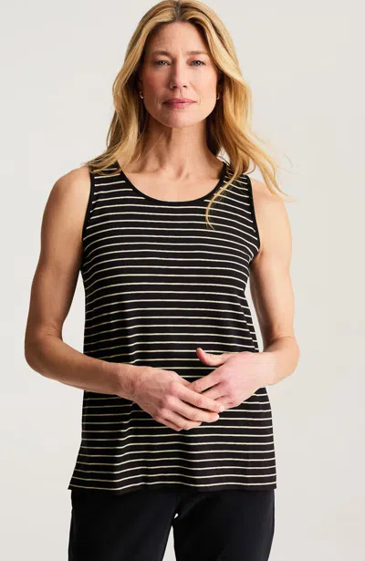 Jjill Petite Wearever A-line Tank Top In Black