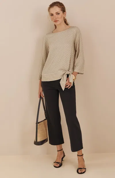 Jjill Petite Wearever Smooth-fit Cropped Knit Jeans In Black
