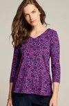Jjill J.jill Pima 3/4-sleeve V-neck Tee