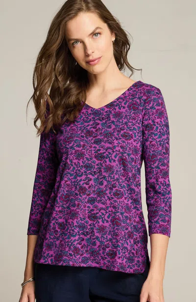 Jjill J.jill Pima 3/4-sleeve V-neck Tee