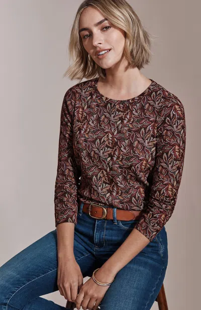 Jjill J.jill Pima Long-sleeve Crew-neck Tee