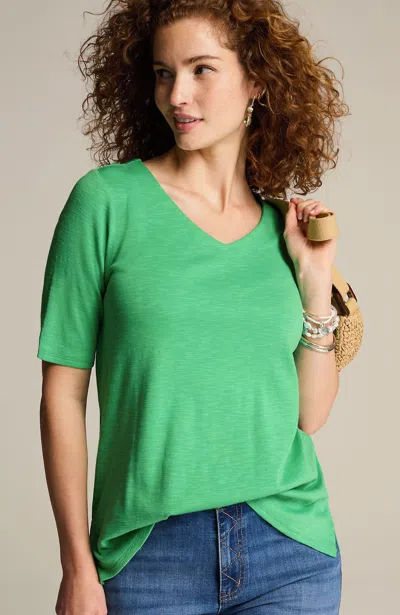 Jjill J.jill Pima-slub Elbow-sleeve Tee