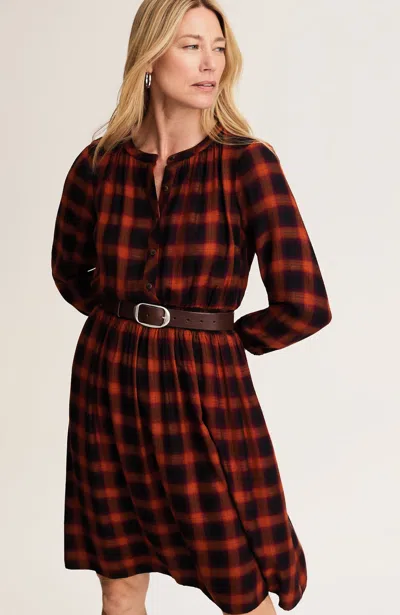 Jjill J.jill Plaid A-line Dress In Multi