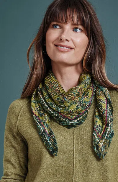 Jjill J.jill Pleated Square Scarf