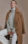 Jjill Plus Size Notch-collar Coat In Camel