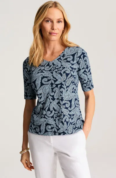 Jjill Plus Size Pima-slub V-neck Tee Shirt