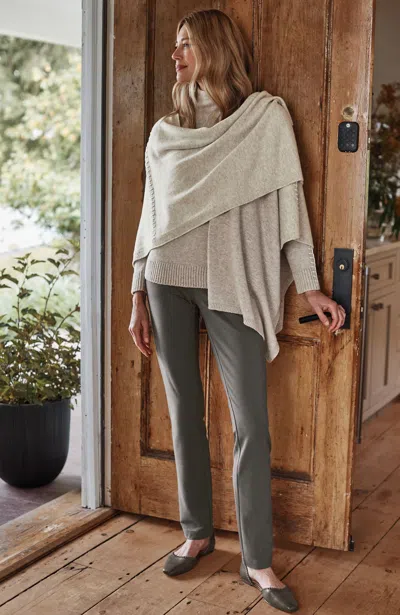 Jjill Plus Size Pure Jill Affinity Slim-leg Pant Pants In Gray