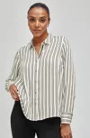 Jjill Plus Size Soft Button-front Shirt In Cream Multi