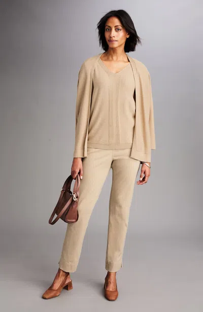 Jjill Plus Size Wearever Smooth-fit Knit Jeans In Light Camel Heather