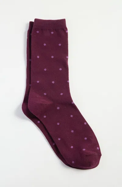 Jjill J.jill Polka-dot Crew Socks