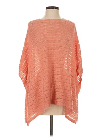 Jjill Poncho In Orange