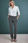 Jjill J.jill Ponte Welt-pockets Slim-leg Pants