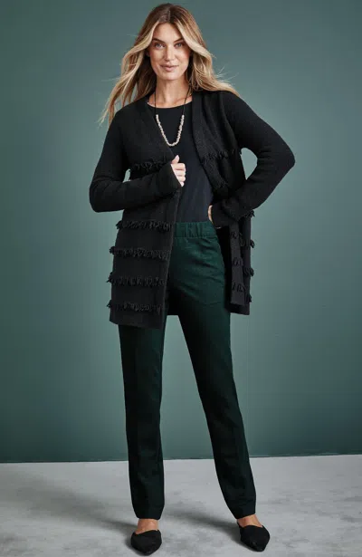 Jjill J.jill Ponte Welt-pockets Slim-leg Pants