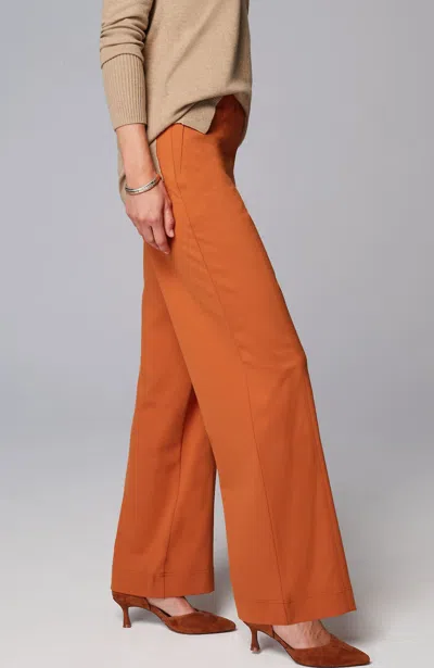 Jjill J.jill Ponte Wide-leg Pants In Tamarind